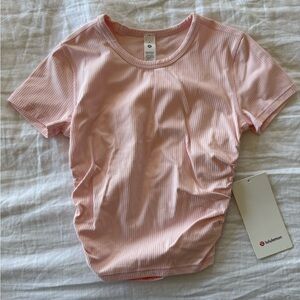 Lululemon Athletica Pink Short Sleeve Tee
